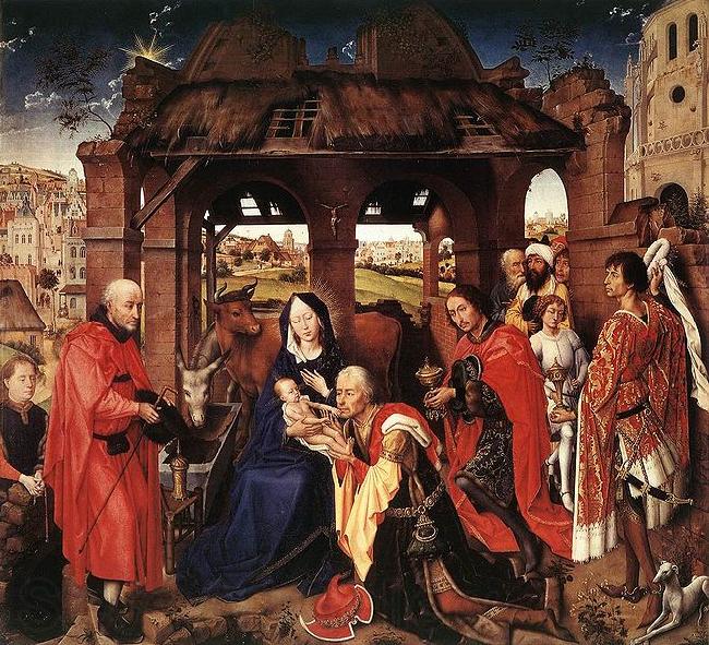 Roger Van Der Weyden St Columba Altarpiece Norge oil painting art